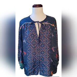 Johnny Was Butterfly Blouse-Small but fits XL